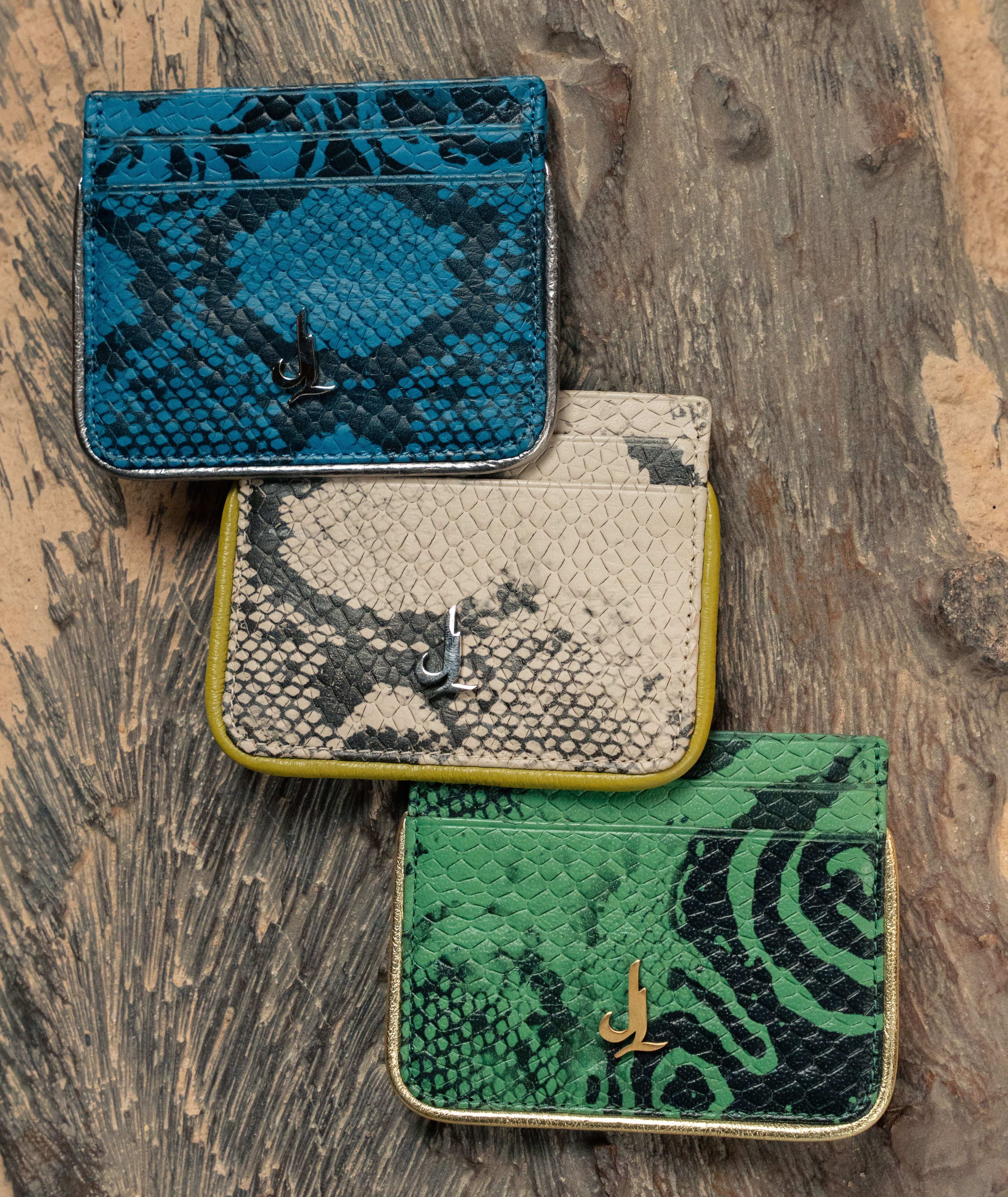 Snake & Flower Card Holder
