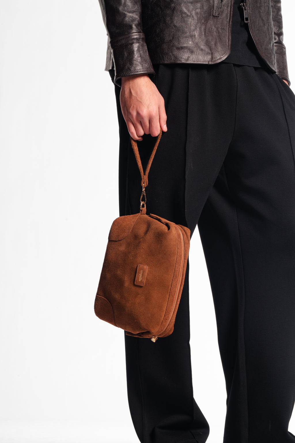 Suede Clutch