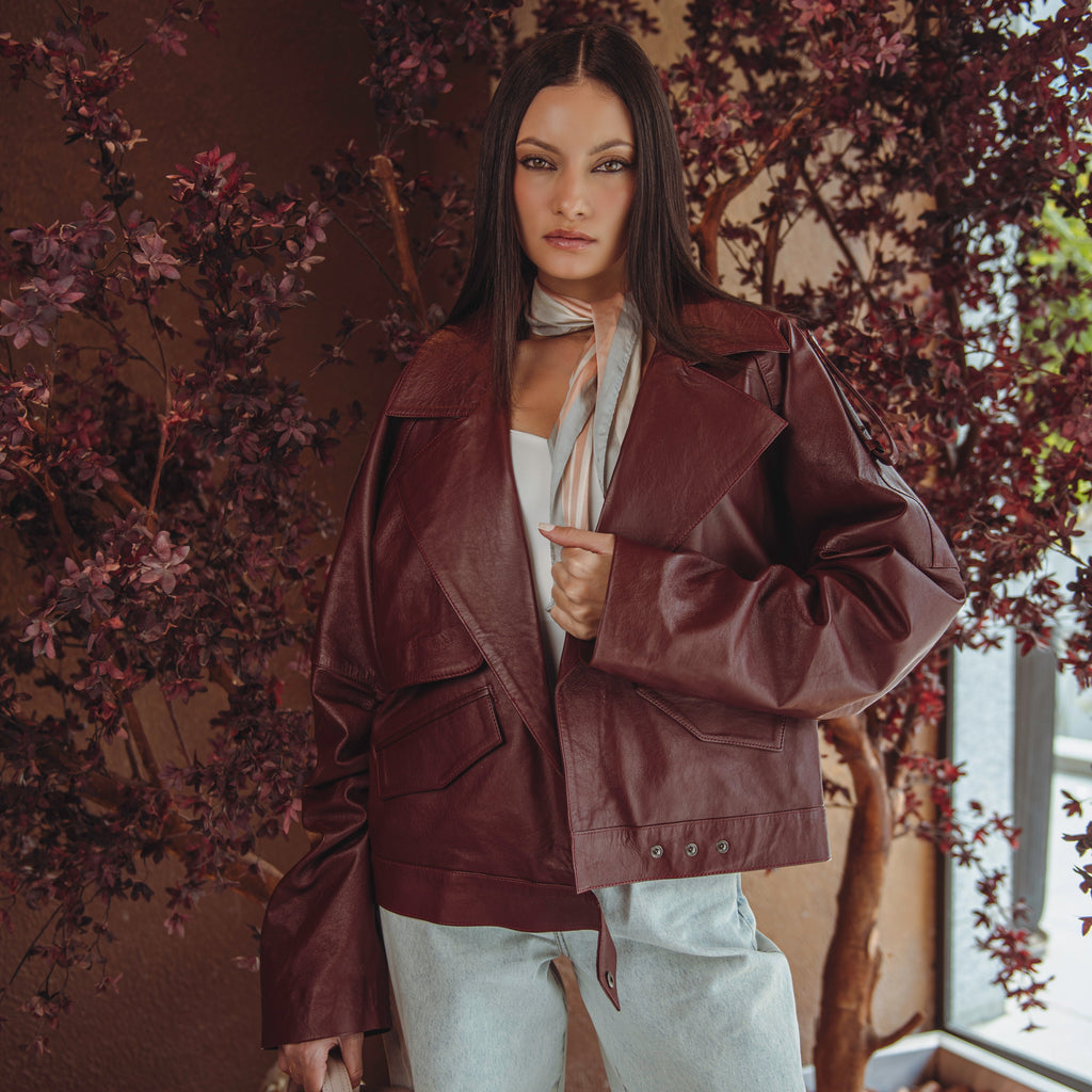 Burgendy Jacket