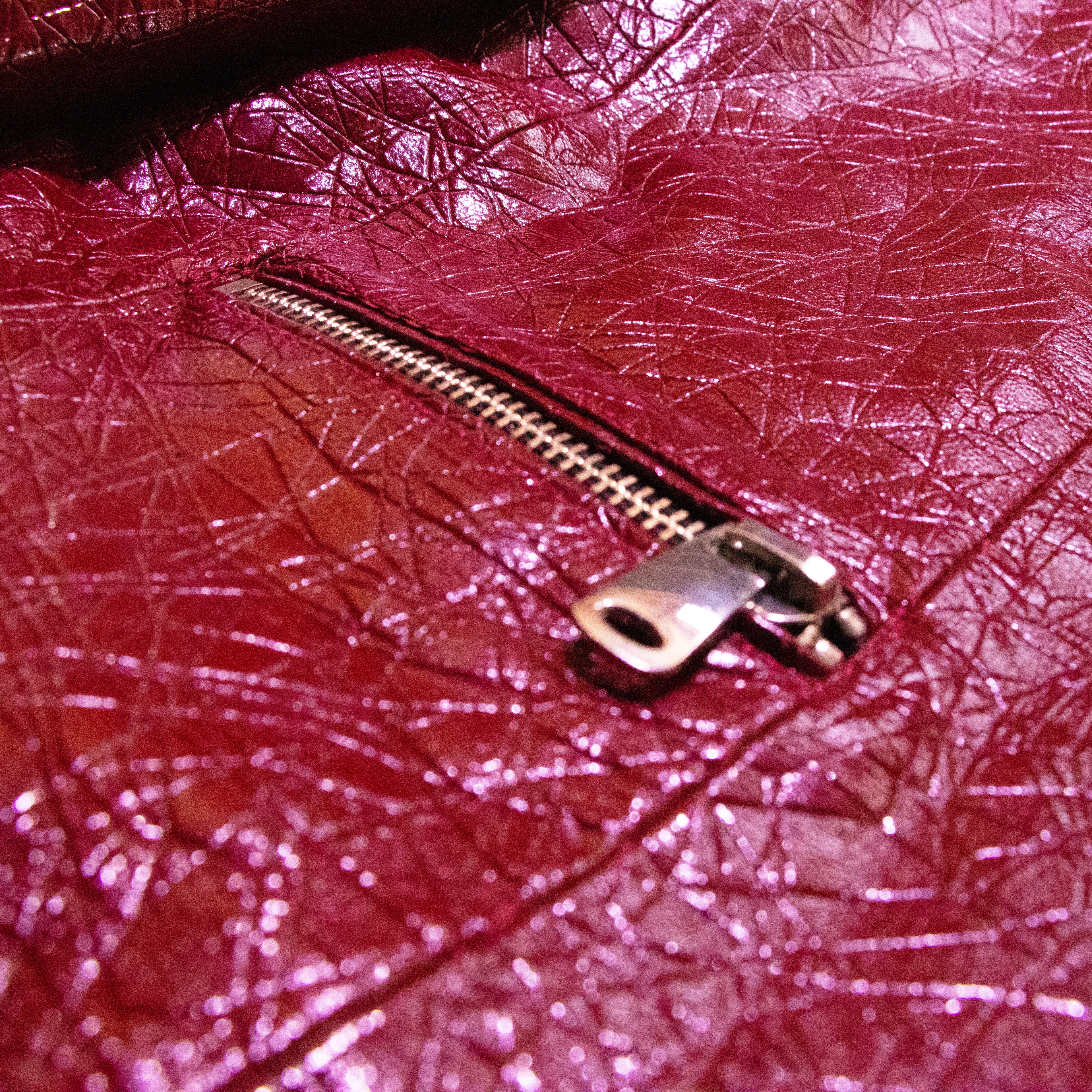 Red Patent jacket