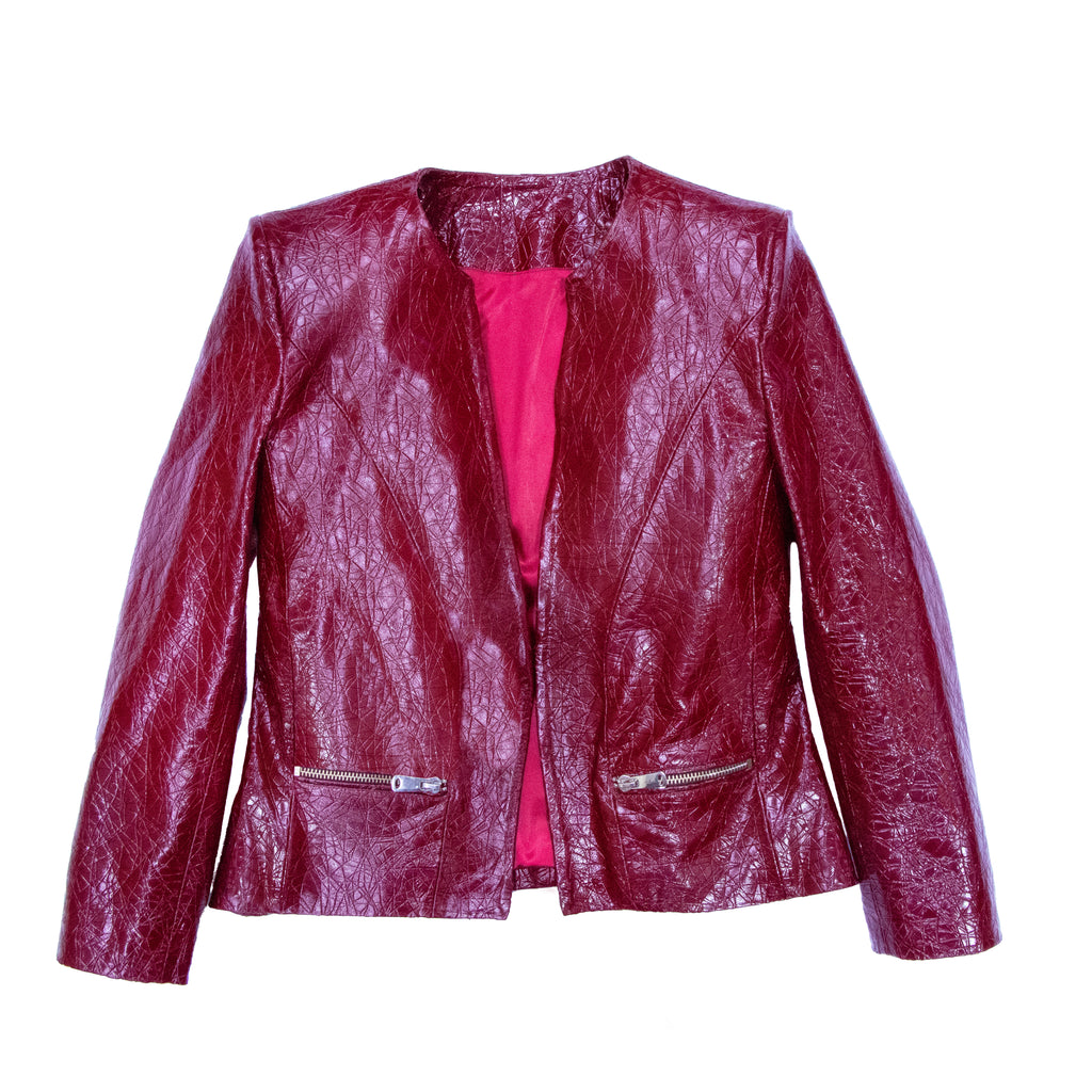 Red Patent jacket