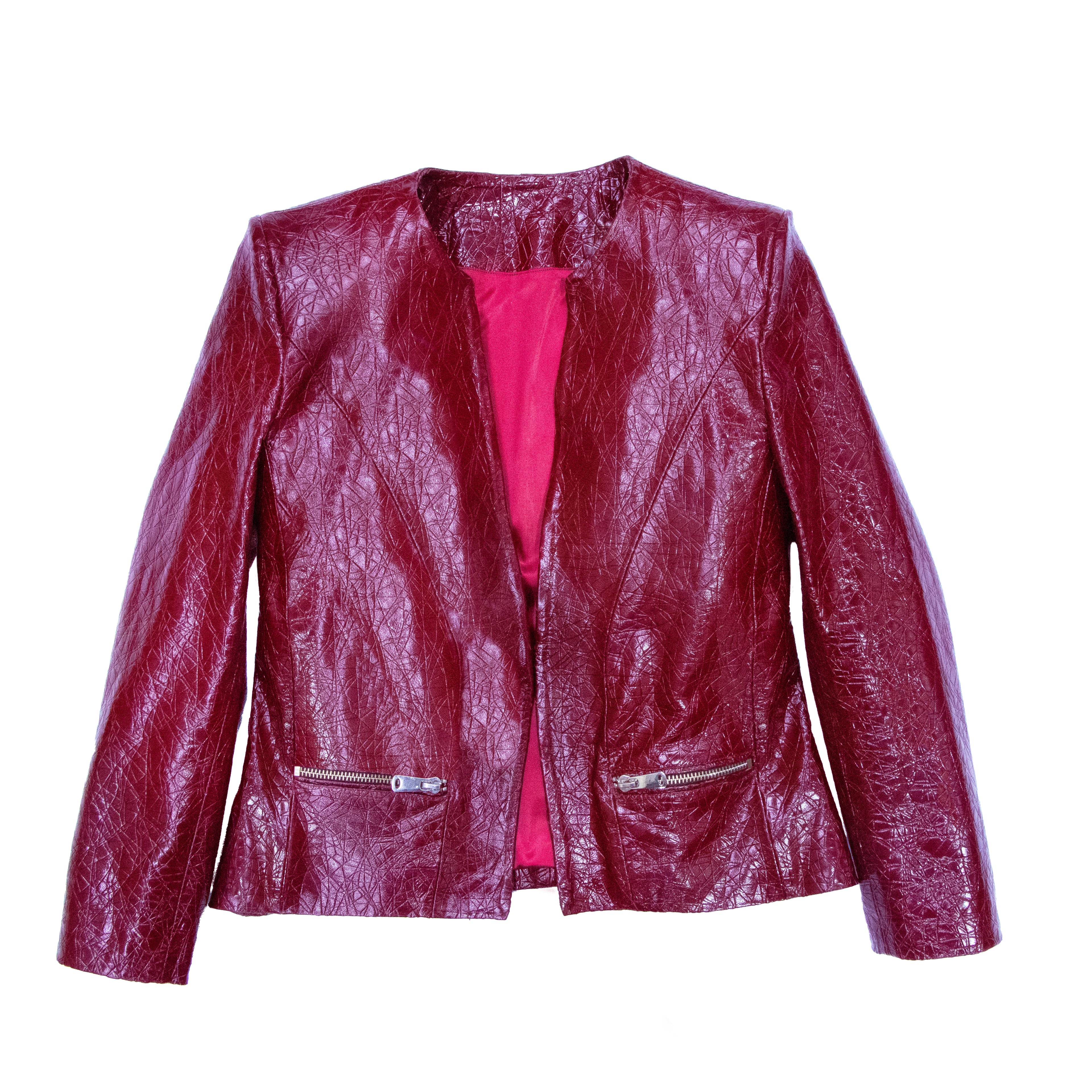 Red Patent jacket