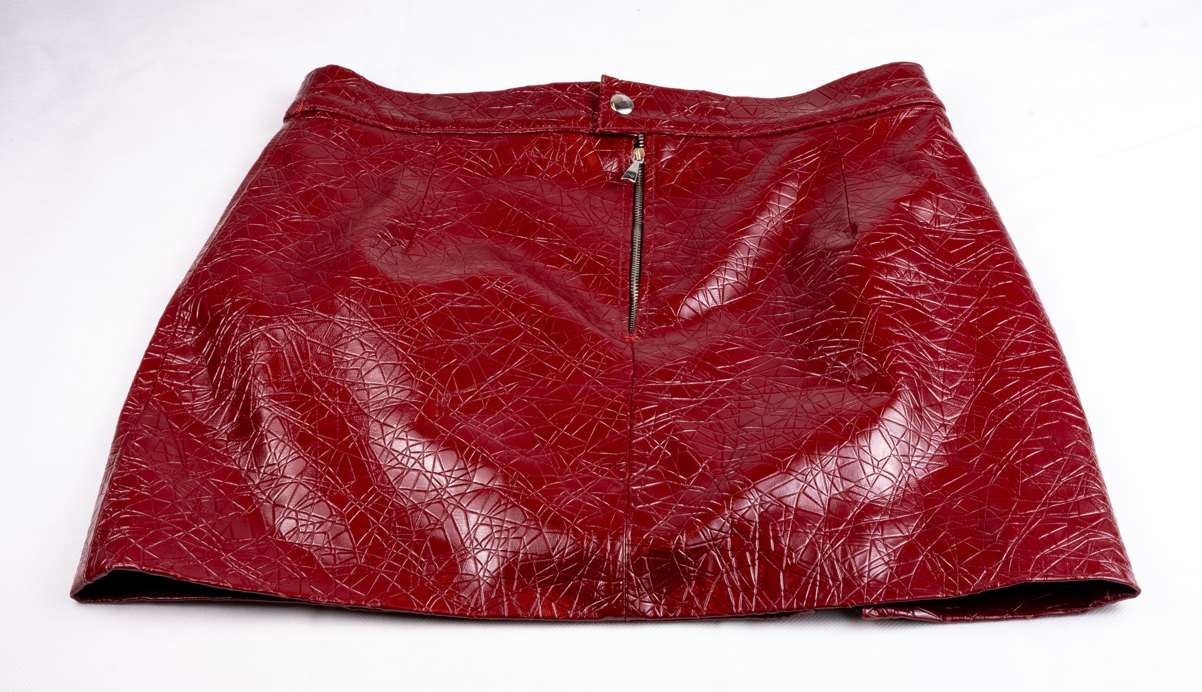 One zipper mini skirt